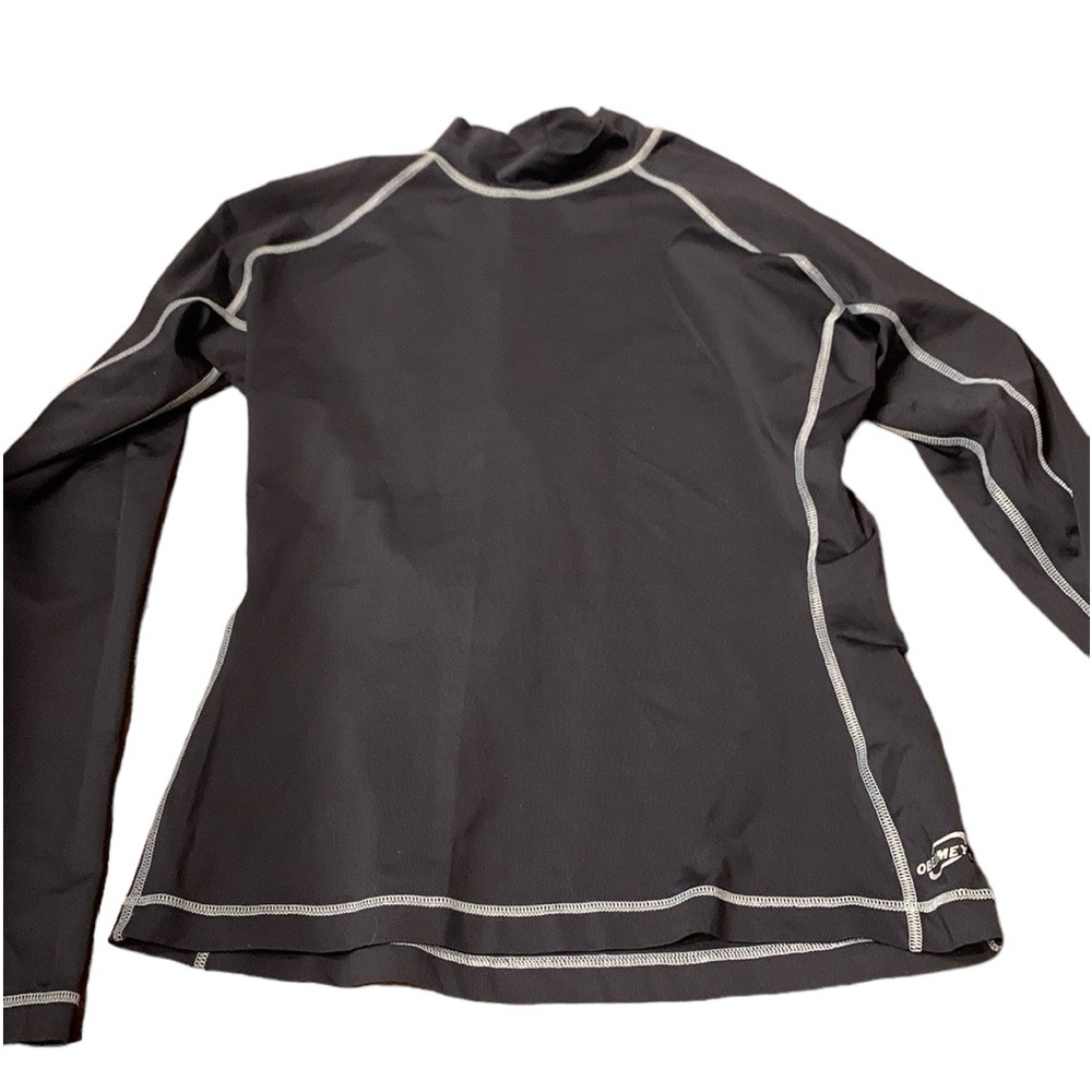 Obermeyer base layer, black with white stitching women’s medium